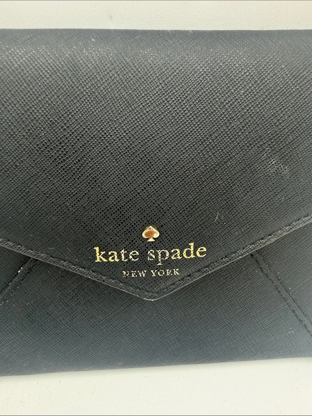 Kate Spade Cedar Street Monday Envelope Crossbody Bag saffiano leather READ